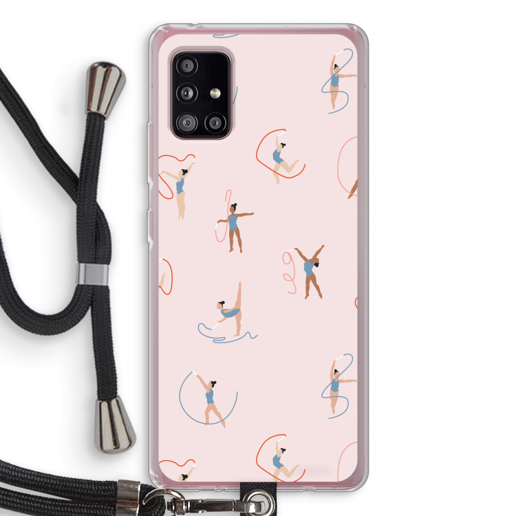 Dancing #3: Samsung Galaxy A51 5G Transparant Hoesje met koord