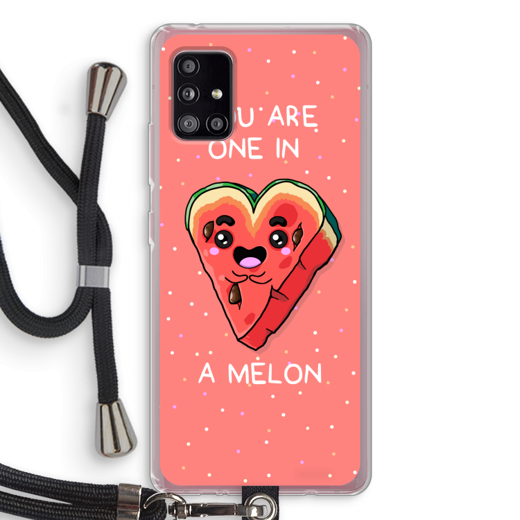 One In A Melon: Samsung Galaxy A51 5G Transparant Hoesje met koord