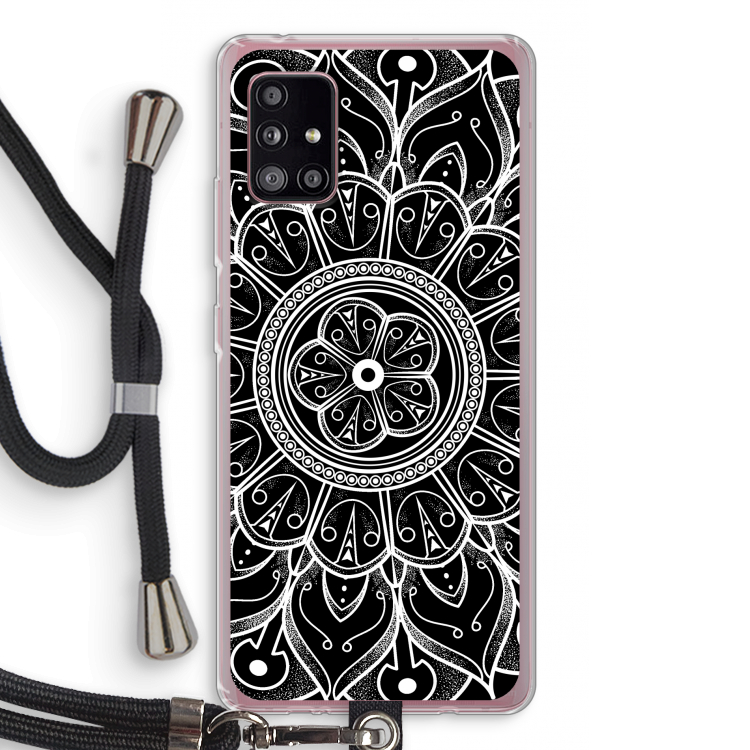 Roses Are Red: Samsung Galaxy A51 5G Transparant Hoesje met koord