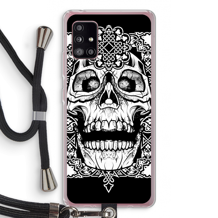 Seek & Destroy: Samsung Galaxy A51 5G Transparant Hoesje met koord