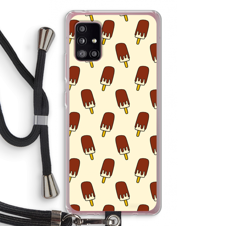 Yummy: Samsung Galaxy A51 5G Transparant Hoesje met koord