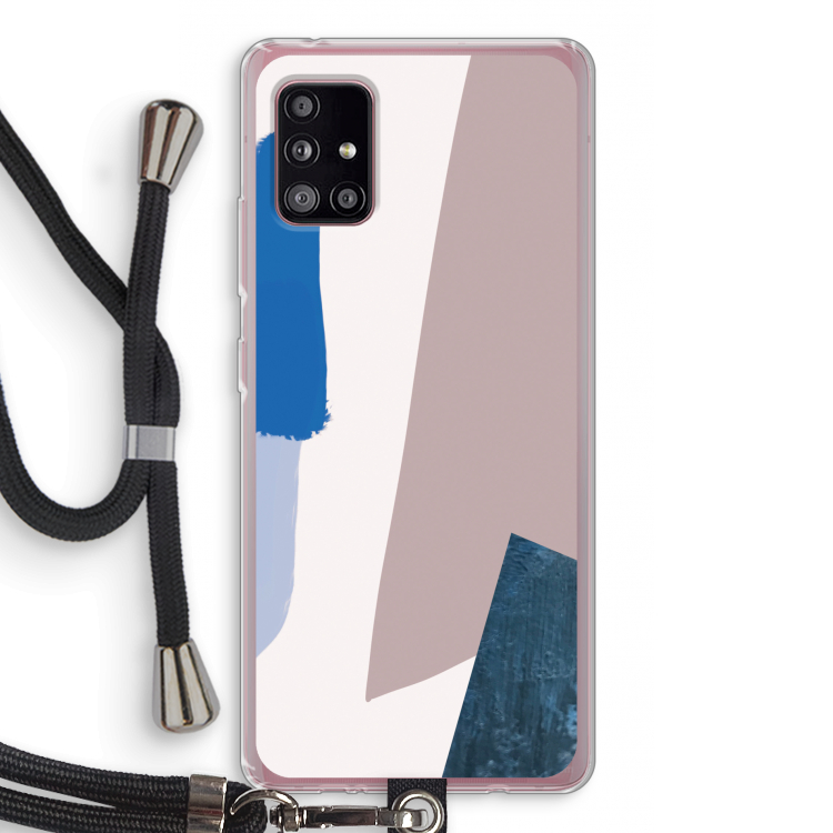 Lapis: Samsung Galaxy A51 5G Transparant Hoesje met koord