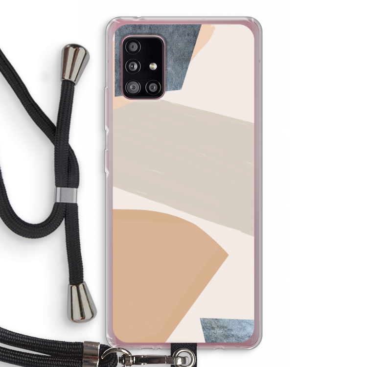 Formo: Samsung Galaxy A51 5G Transparant Hoesje met koord