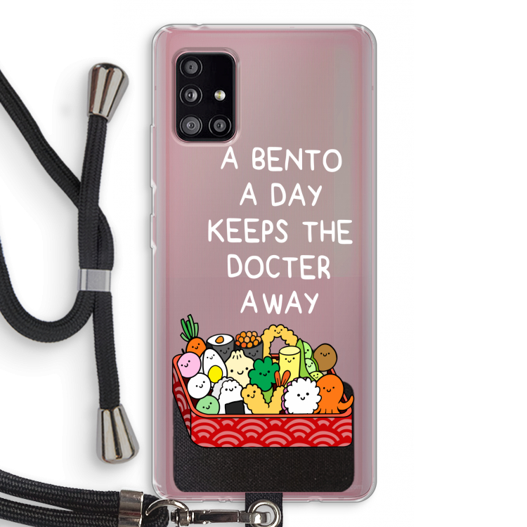 Bento a day: Samsung Galaxy A51 5G Transparant Hoesje met koord
