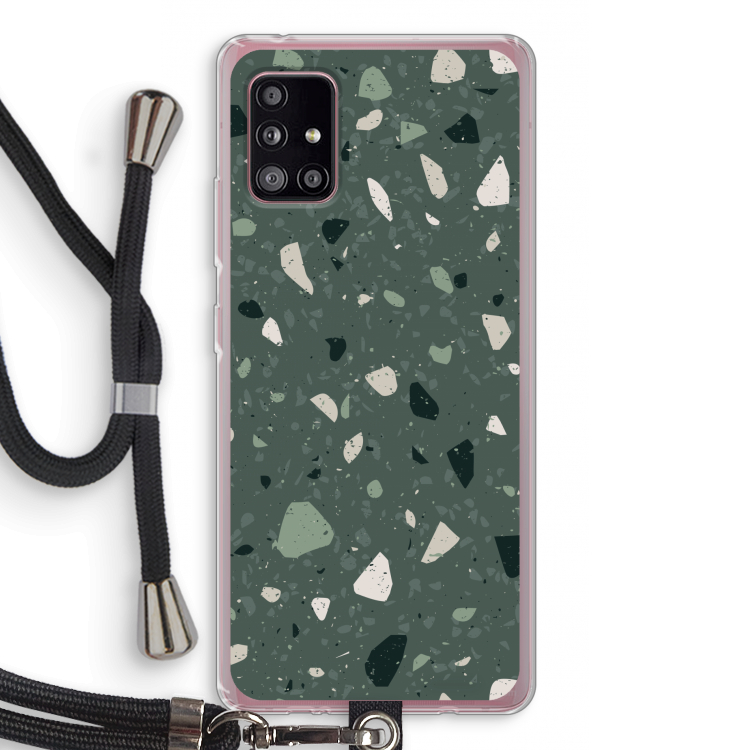 Terrazzo N°19: Samsung Galaxy A51 5G Transparant Hoesje met koord