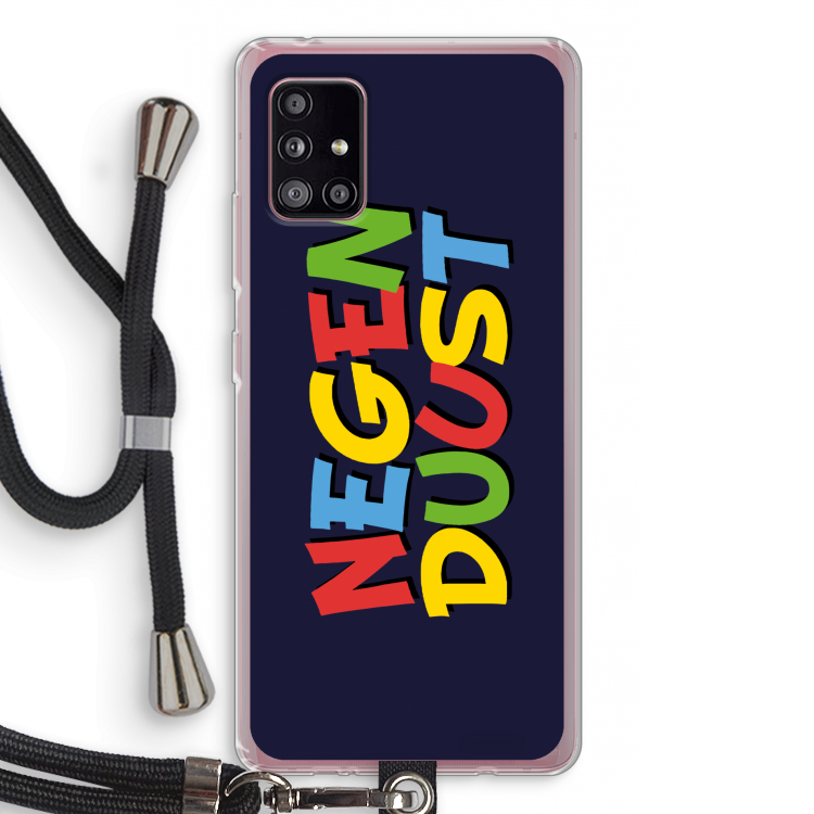 90's One: Samsung Galaxy A51 5G Transparant Hoesje met koord