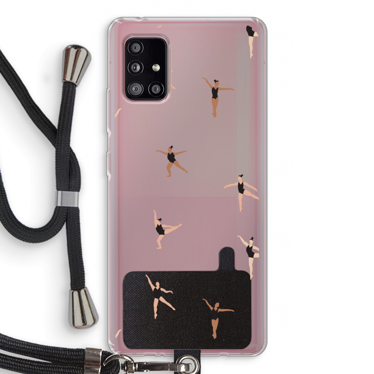 Dancing #1: Samsung Galaxy A51 5G Transparant Hoesje met koord
