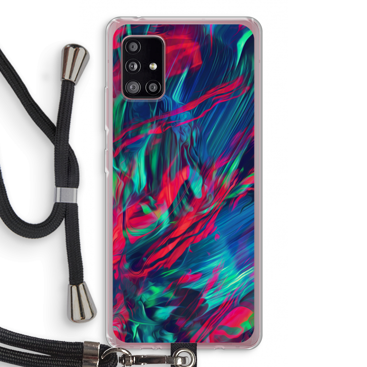 Pilgrims Of The Sea: Samsung Galaxy A51 5G Transparant Hoesje met koord
