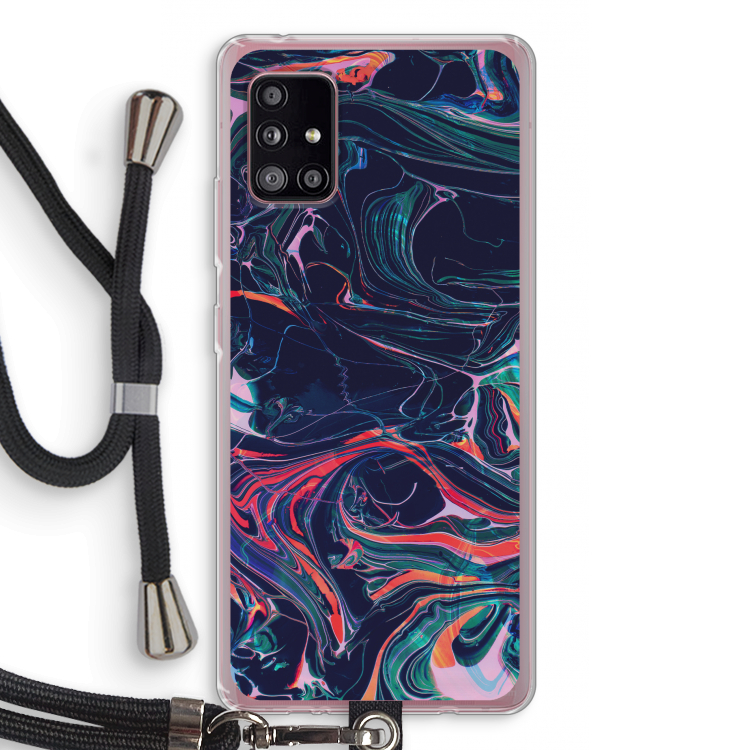 Light Years Beyond: Samsung Galaxy A51 5G Transparant Hoesje met koord