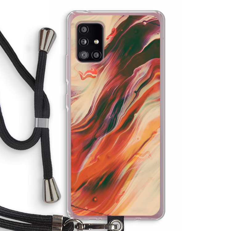 Forgotten Lands: Samsung Galaxy A51 5G Transparant Hoesje met koord