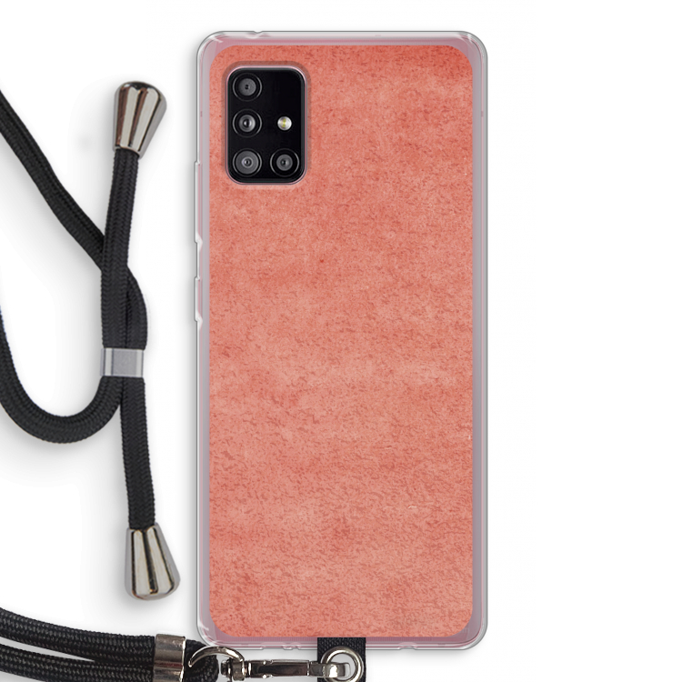 Marrakech Walls: Samsung Galaxy A51 5G Transparant Hoesje met koord