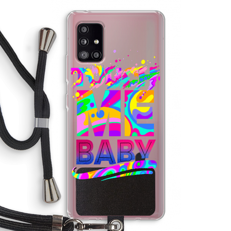 Touch Me: Samsung Galaxy A51 5G Transparant Hoesje met koord