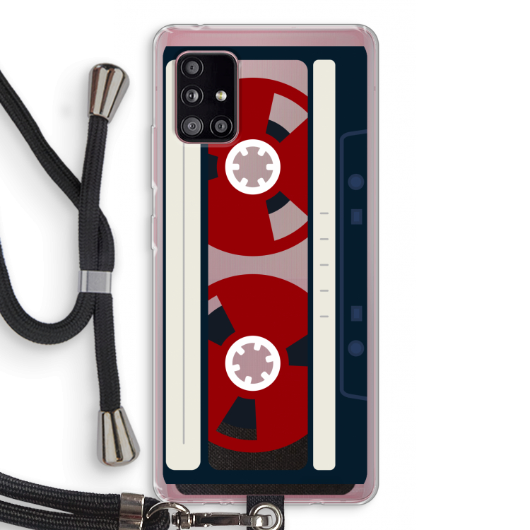 Here's your tape: Samsung Galaxy A51 5G Transparant Hoesje met koord