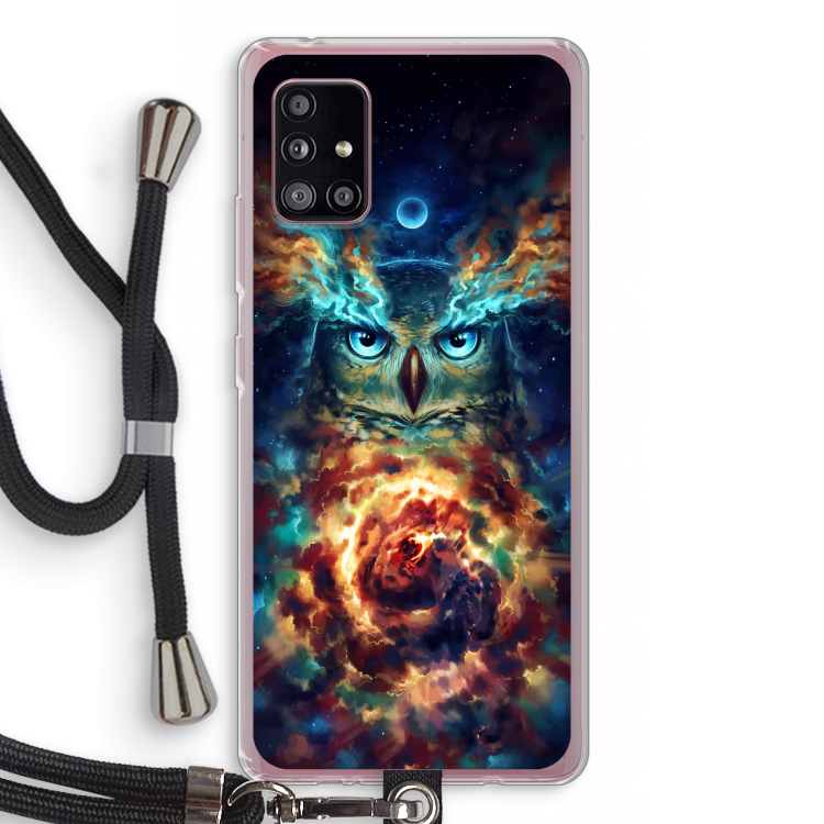 Aurowla: Samsung Galaxy A51 5G Transparant Hoesje met koord