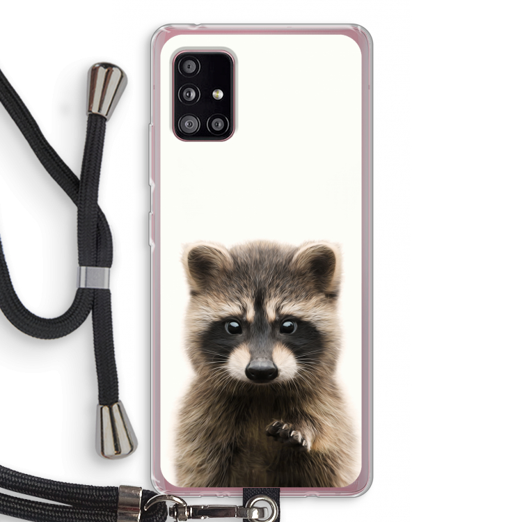 Rocco: Samsung Galaxy A51 5G Transparant Hoesje met koord