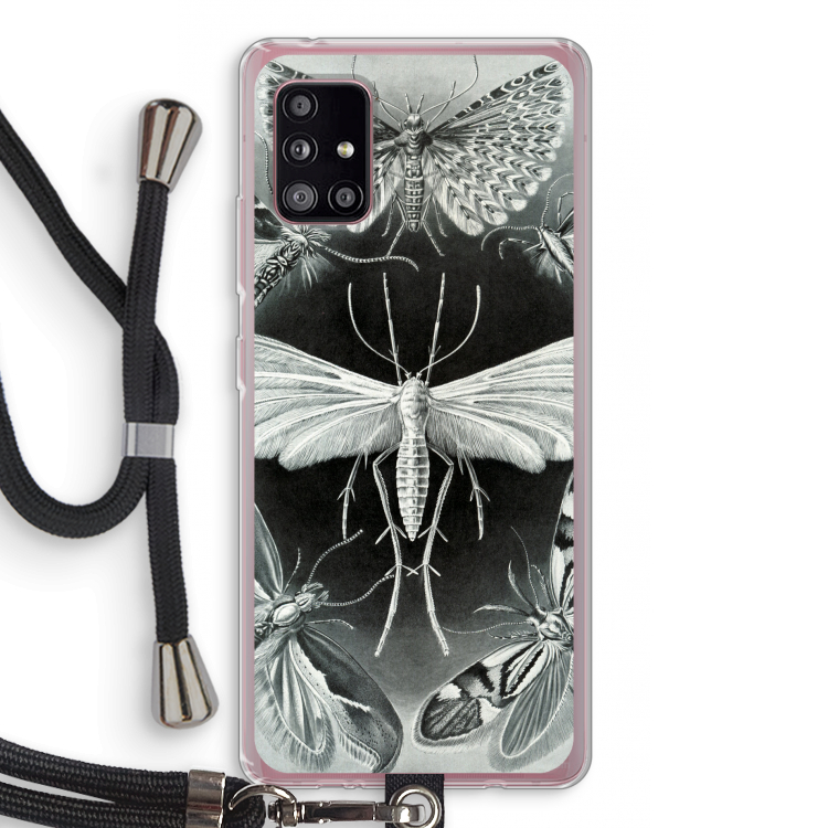 Haeckel Tineida: Samsung Galaxy A51 5G Transparant Hoesje met koord