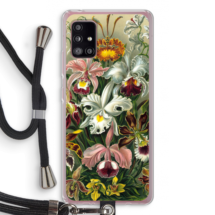 Haeckel Orchidae: Samsung Galaxy A51 5G Transparant Hoesje met koord