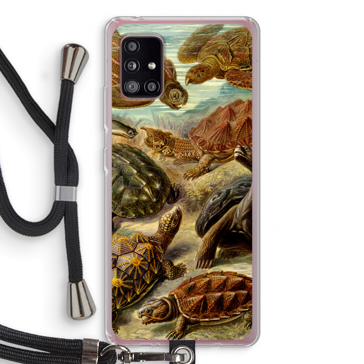 Haeckel Chelonia: Samsung Galaxy A51 5G Transparant Hoesje met koord