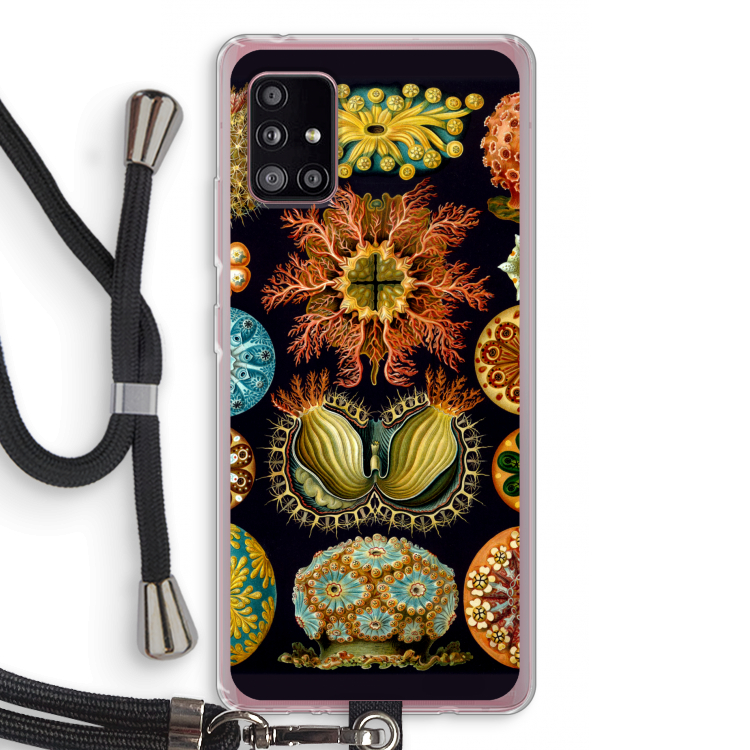 Haeckel Ascidiae: Samsung Galaxy A51 5G Transparant Hoesje met koord