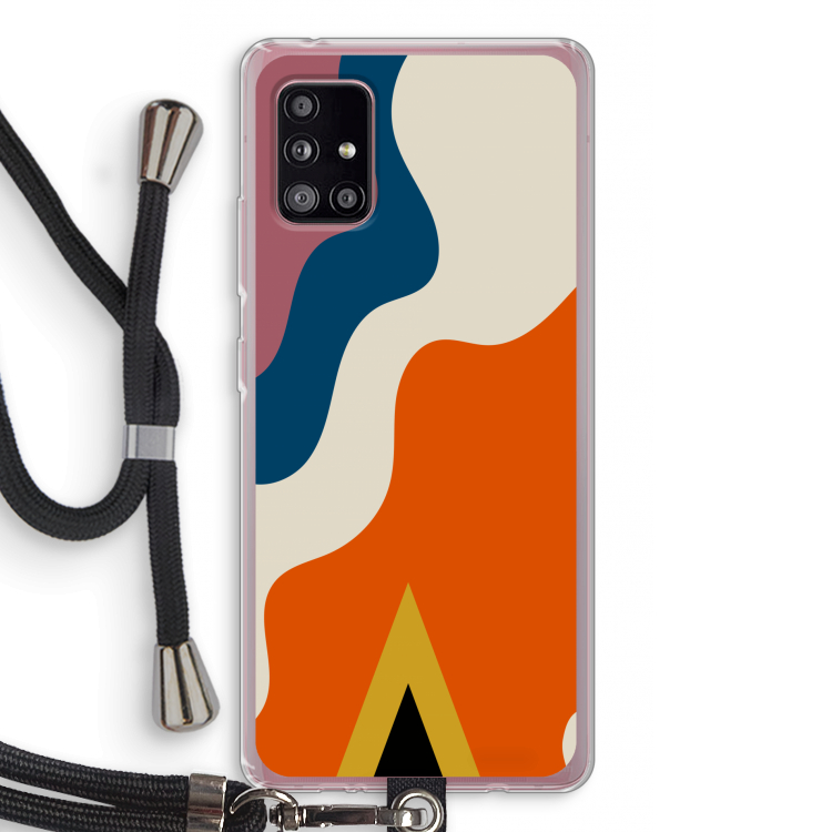 Noor A: Samsung Galaxy A51 5G Transparant Hoesje met koord