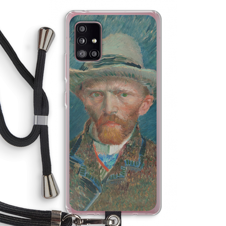 Van Gogh: Samsung Galaxy A51 5G Transparant Hoesje met koord