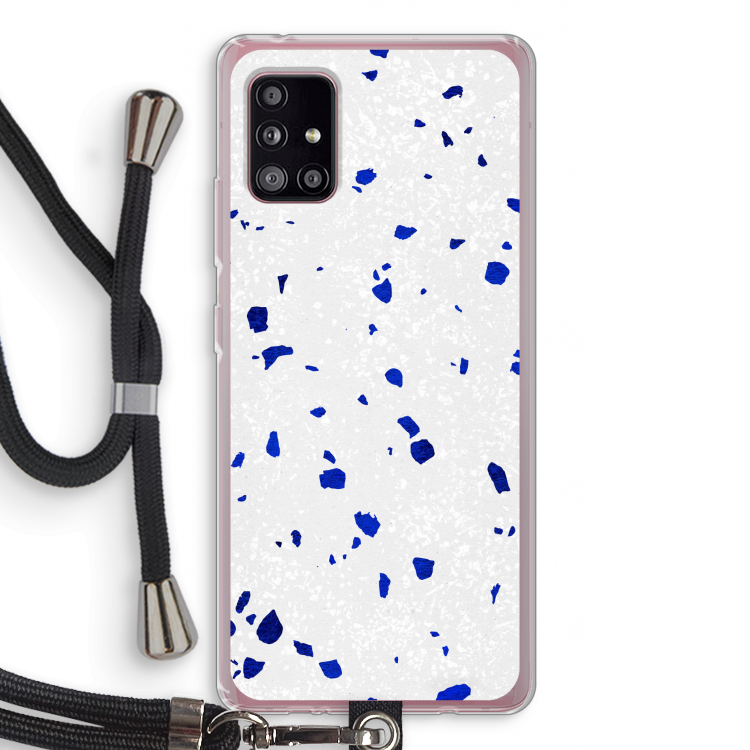 Terrazzo N°5: Samsung Galaxy A51 5G Transparant Hoesje met koord