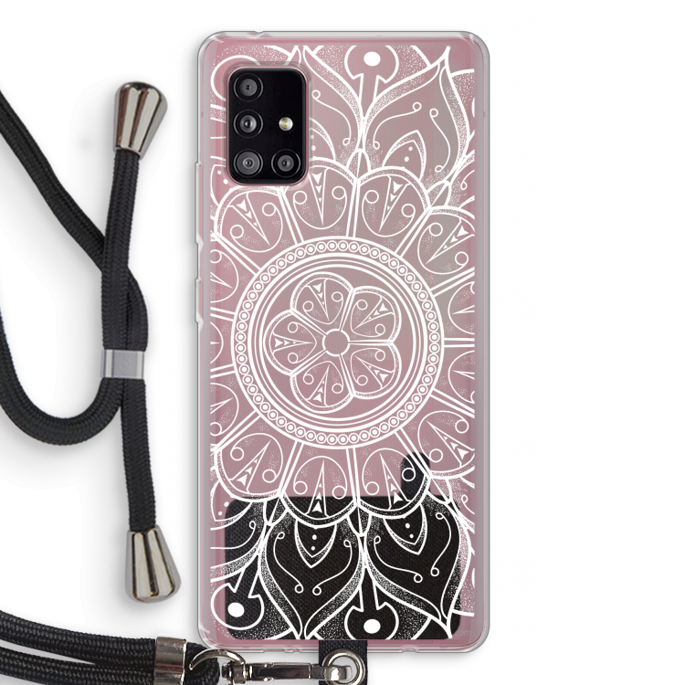 Roses Are Red: Samsung Galaxy A51 5G Transparant Hoesje met koord