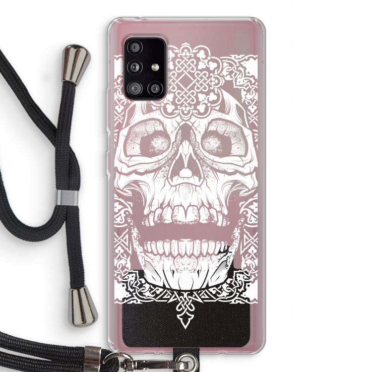 Seek & Destroy: Samsung Galaxy A51 5G Transparant Hoesje met koord