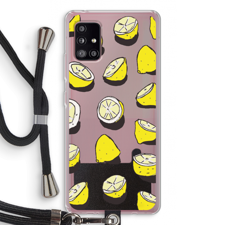 When Life Gives You Lemons...: Samsung Galaxy A51 5G Transparant Hoesje met koord
