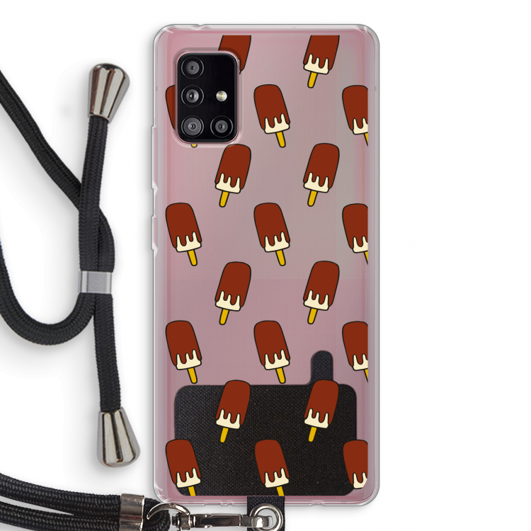 Yummy: Samsung Galaxy A51 5G Transparant Hoesje met koord