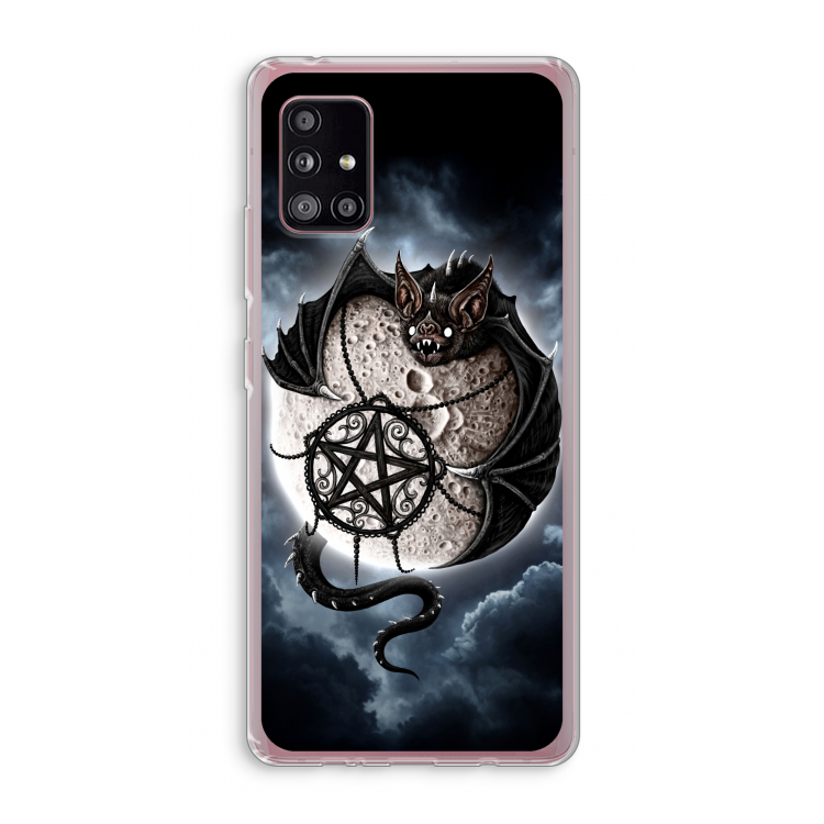 Volle maan: Samsung Galaxy A51 5G Transparant Hoesje