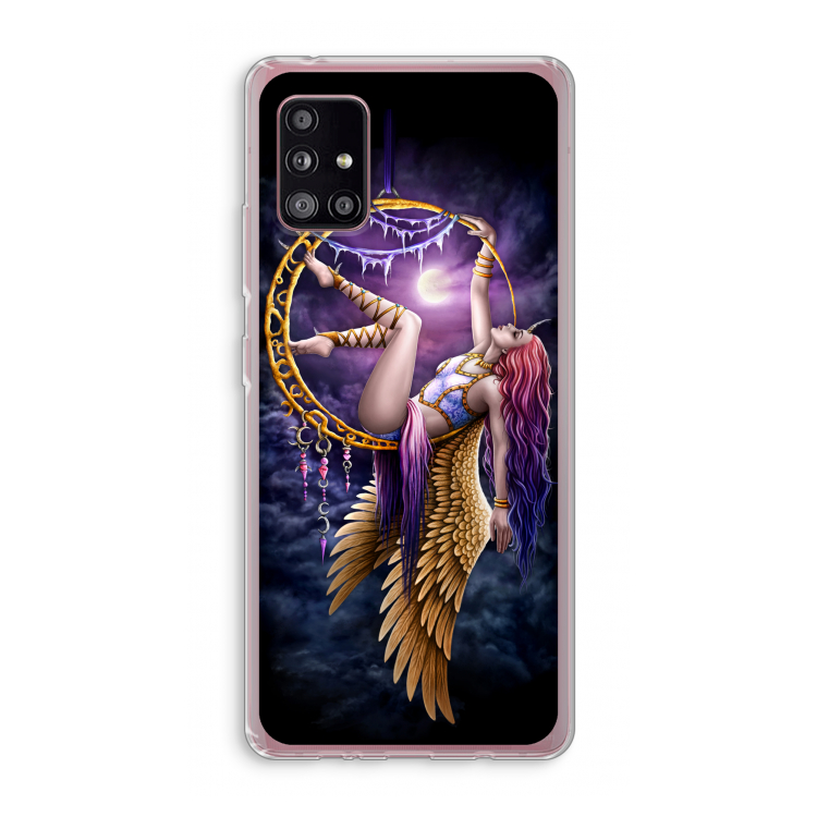 Aerial Angel: Samsung Galaxy A51 5G Transparant Hoesje