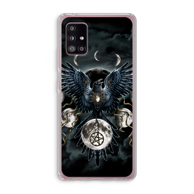 Sinister Wings: Samsung Galaxy A51 5G Transparant Hoesje