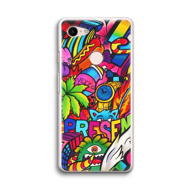Represent: Google Pixel 3 Transparant Hoesje