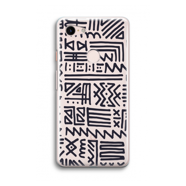 Marrakech print: Google Pixel 3 Transparant Hoesje