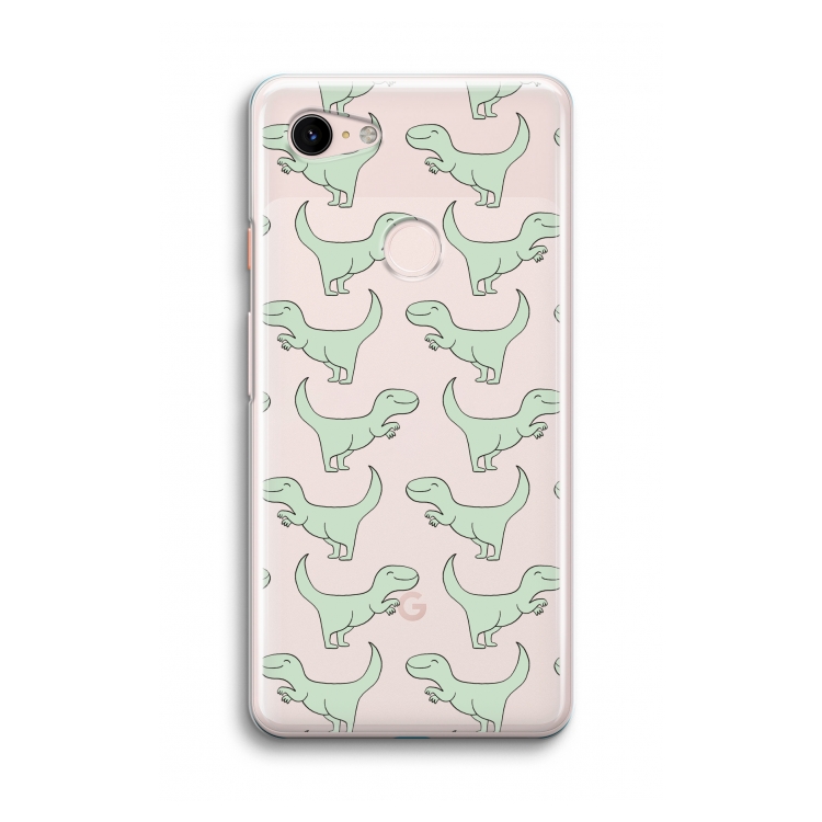 Dinos: Google Pixel 3 Transparant Hoesje