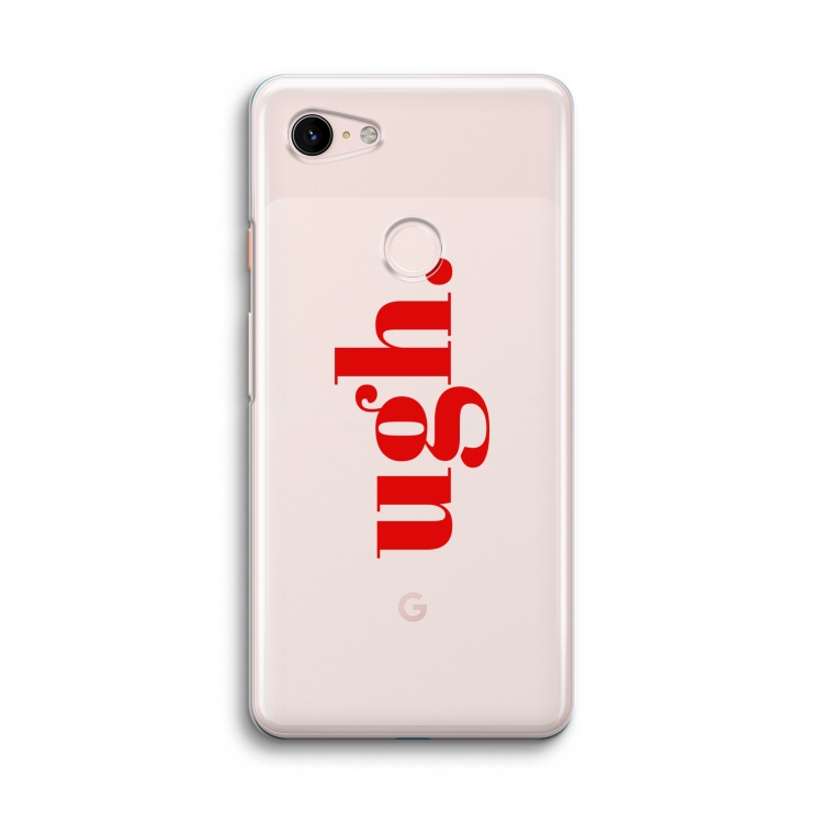 Ugh: Google Pixel 3 Transparant Hoesje