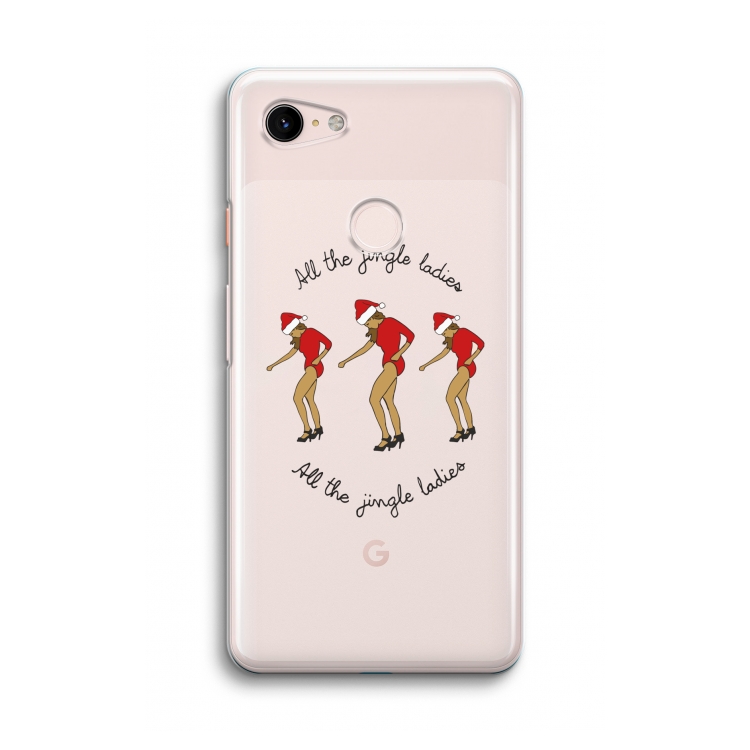 Jingle Ladies: Google Pixel 3 Transparant Hoesje