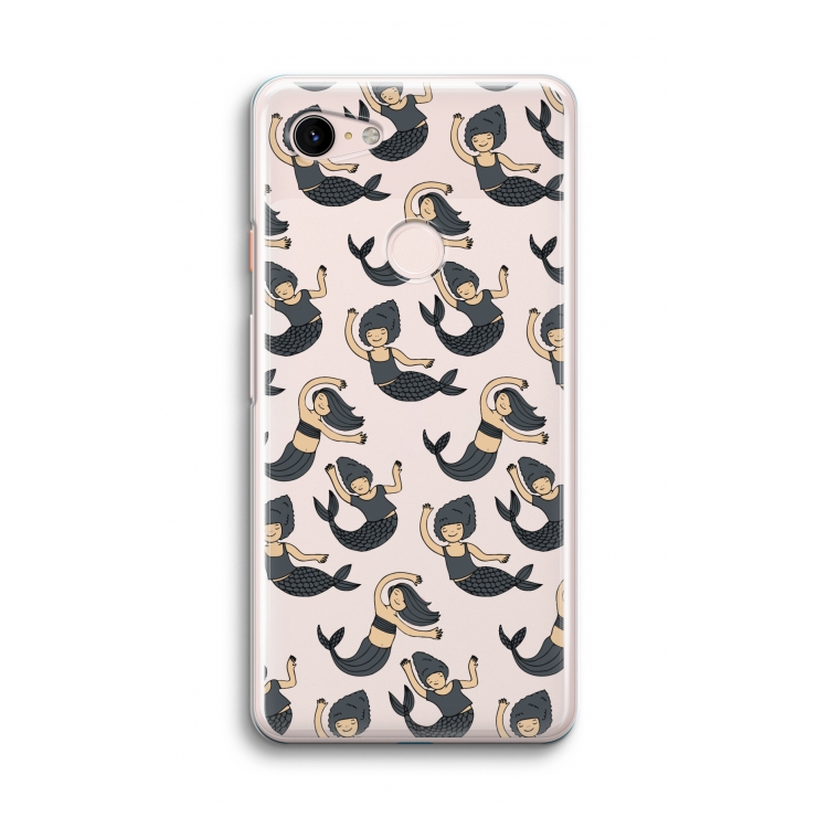 Zeemeermin: Google Pixel 3 Transparant Hoesje