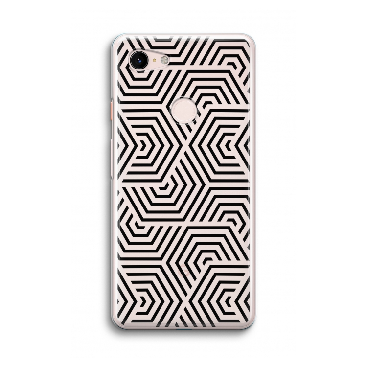 Magic pattern: Google Pixel 3 Transparant Hoesje