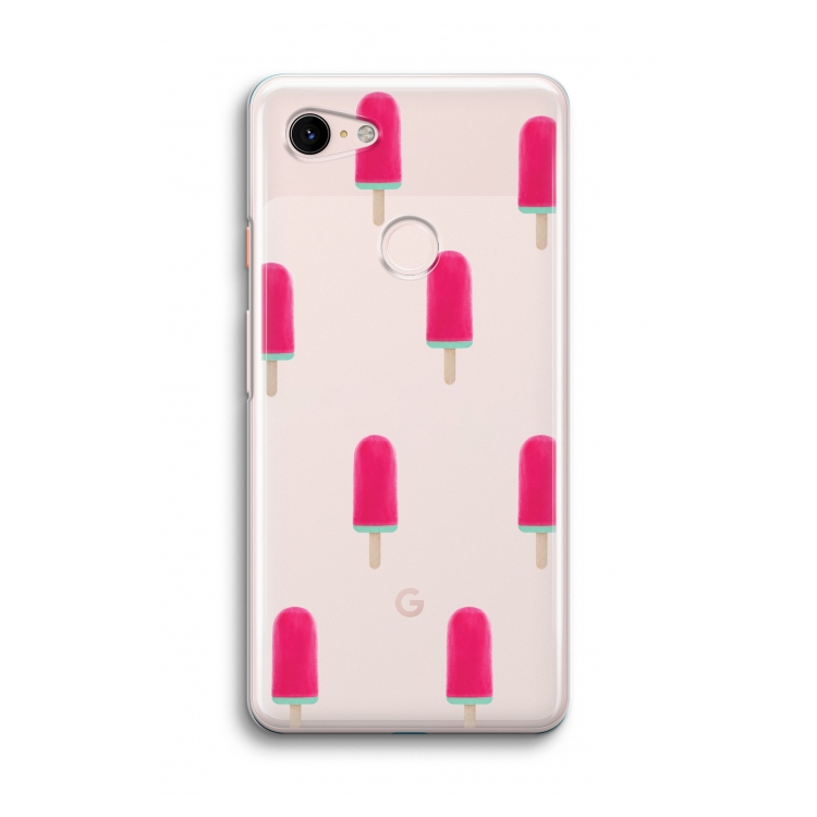 Waterijsje: Google Pixel 3 Transparant Hoesje