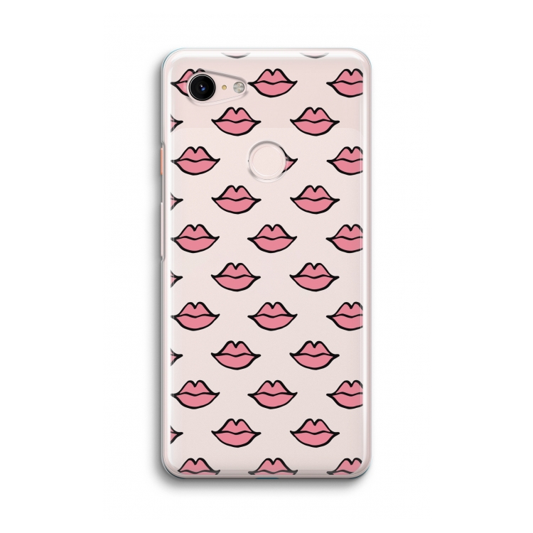 Lipjes: Google Pixel 3 Transparant Hoesje