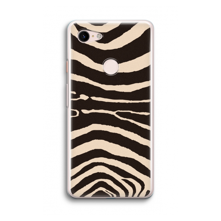 Arizona Zebra: Google Pixel 3 Transparant Hoesje