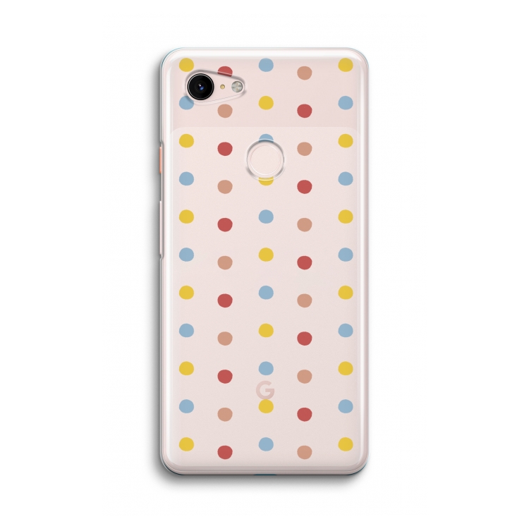Bollen: Google Pixel 3 Transparant Hoesje