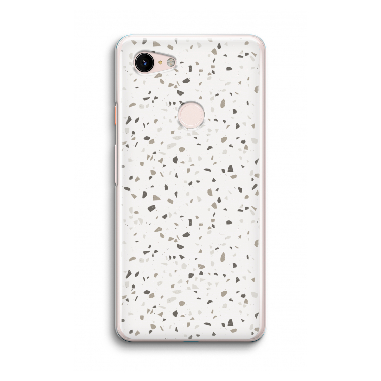 Terrazzo N°14: Google Pixel 3 Transparant Hoesje
