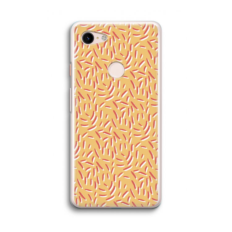 Camouflage: Google Pixel 3 Transparant Hoesje