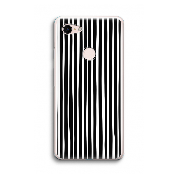 Stripes: Google Pixel 3 Transparant Hoesje