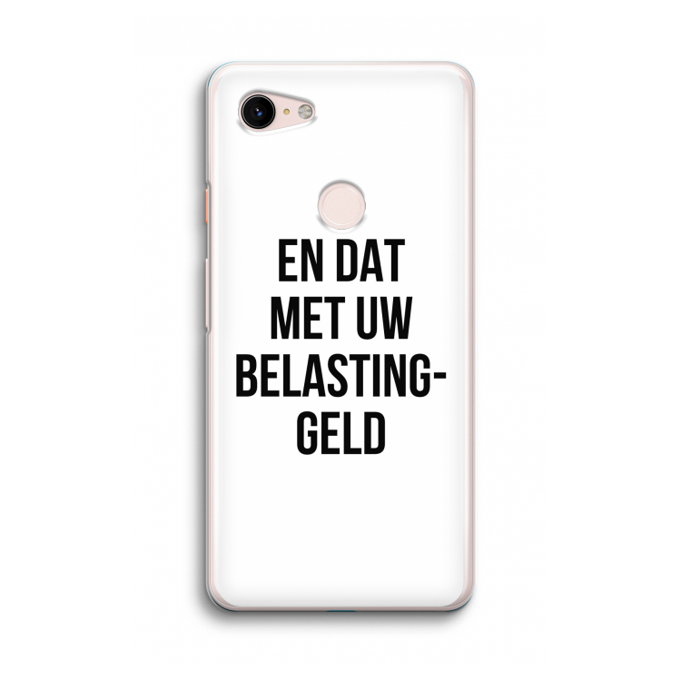 Belastinggeld: Google Pixel 3 Transparant Hoesje