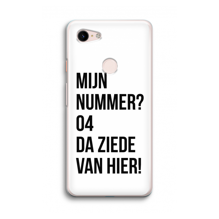 Da ziede van hier: Google Pixel 3 Transparant Hoesje