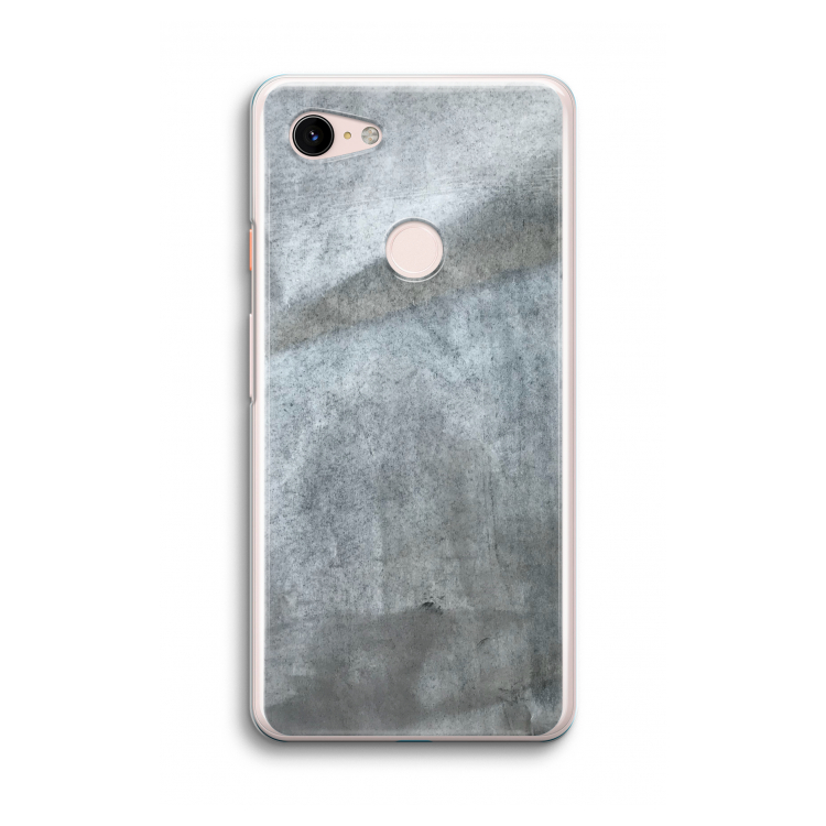 Grey Stone: Google Pixel 3 Transparant Hoesje